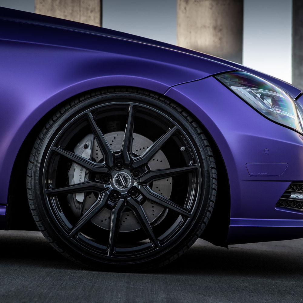 19" Vossen HF3 Black 19X8.5 19X9.5 1381 Concave Wheels Rims Fits Mercedes-Benz S