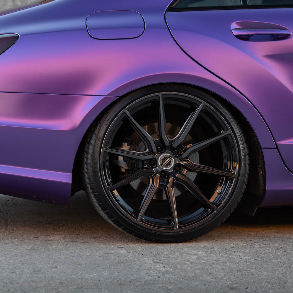 20" Vossen HF3 Black 20X10 20X11 1261 Concave Wheels Rims Fits Nissan GT-R