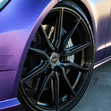19" Vossen HF3 Black 19X8.5 19X9.5 1382 Concave Wheels Rims Fits Mercedes-Benz S
