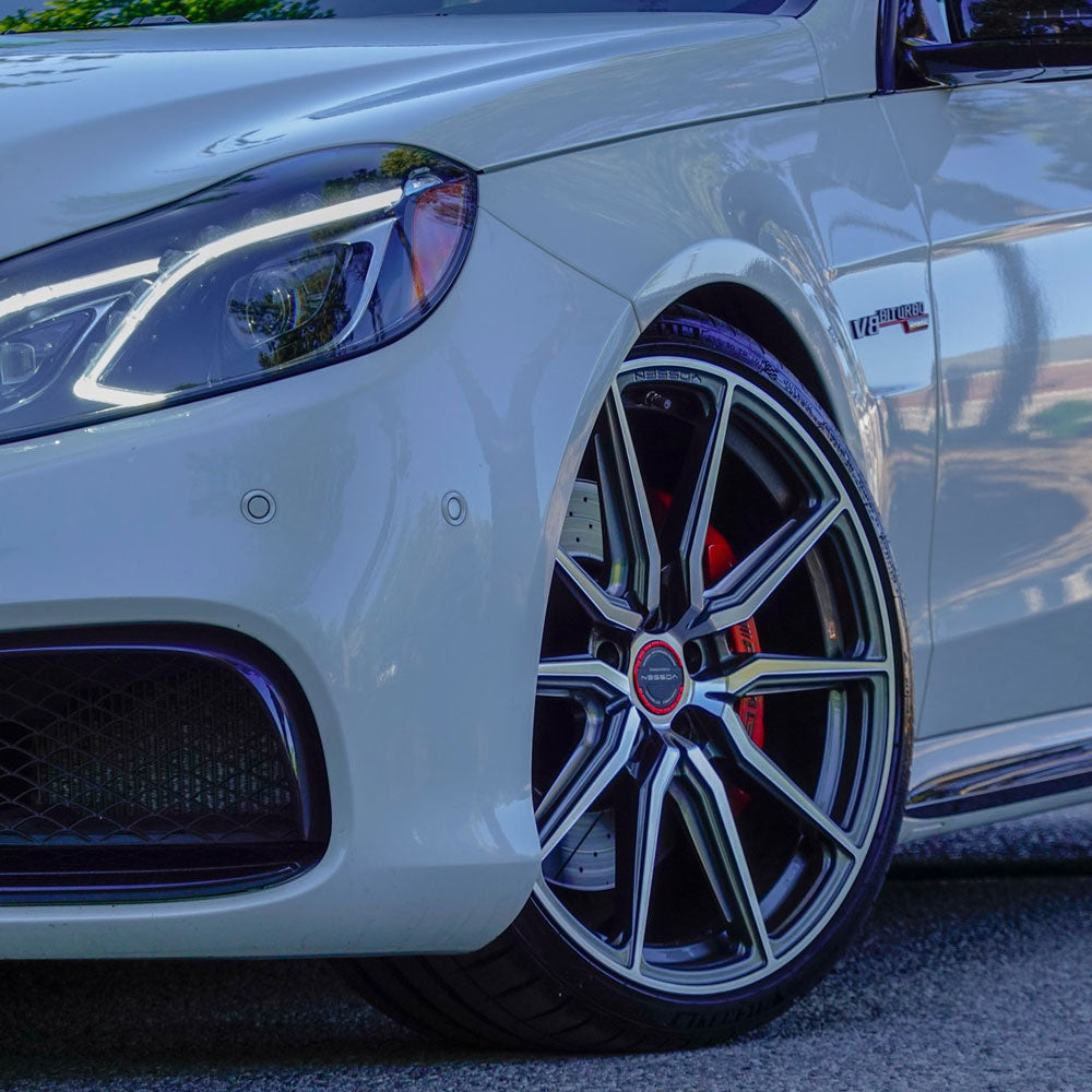 20" Vossen HF3 Grey 20X8.5 20X10 1207 Concave Wheels Rims Fits Mercedes-Benz E35