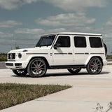 22" Vossen HF3 Grey 22X9 22X10.5 1189 Concave Wheels Rims Fits Land Rover Range