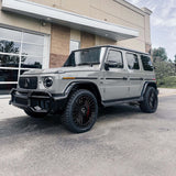24" MV Forged MVF40 Black 24x10 Wheels Rims Fits Mercedes W463 G500 G550 G63