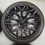 24" Vossen HF2 Gloss Black Concave Wheels Rims Fits G550 G55 G63 G65