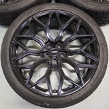24" Vossen HF2 Gloss Black Concave Wheels Rims Fits G550 G55 G63 G65