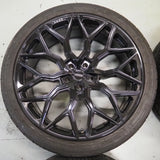 24" Vossen HF2 Gloss Black Concave Wheels Rims Fits G550 G55 G63 G65