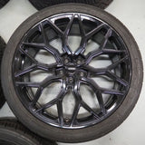 24" Vossen HF2 Gloss Black Concave Wheels Rims Fits G550 G55 G63 G65