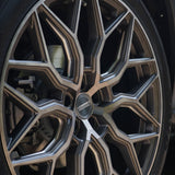 19" Vossen HF2 Grey 19X8.5 19X9.5 1341 Concave Wheels Rims Fits Mercedes-Benz C6