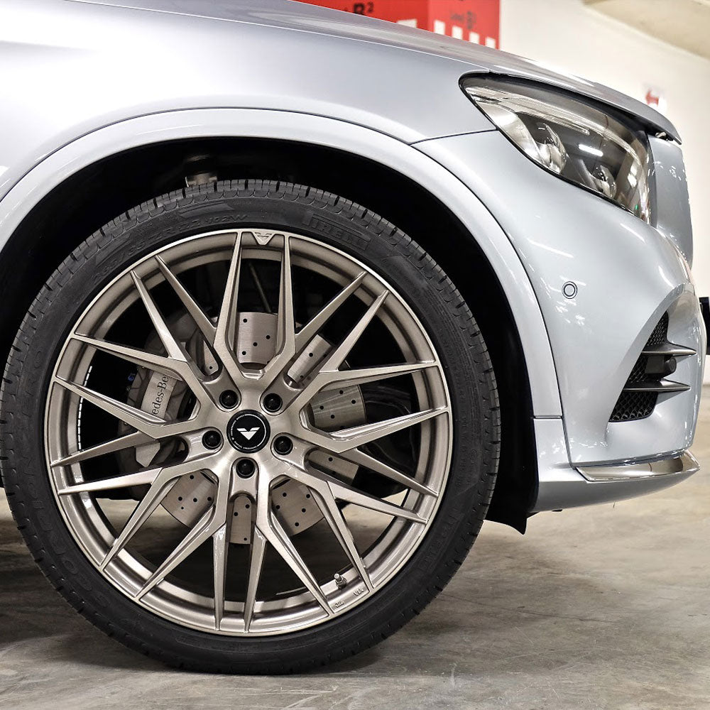 22" Vorsteiner VFF 107 Titanium Concave Forged Wheels Rims Fits BMW E70 X5