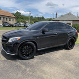 20" Gianelle Monte Carlo Black 20x8.5 20x10 Wheels Rims Fit BMW 320 328 335 340