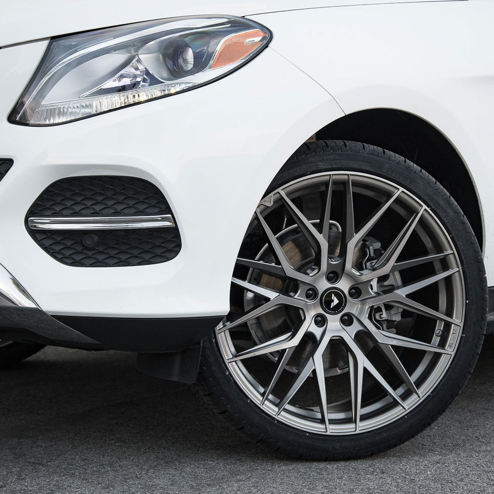 22" Vorsteiner VFF 107 Titanium Concave Forged Wheels Rims Fits BMW E70 X5
