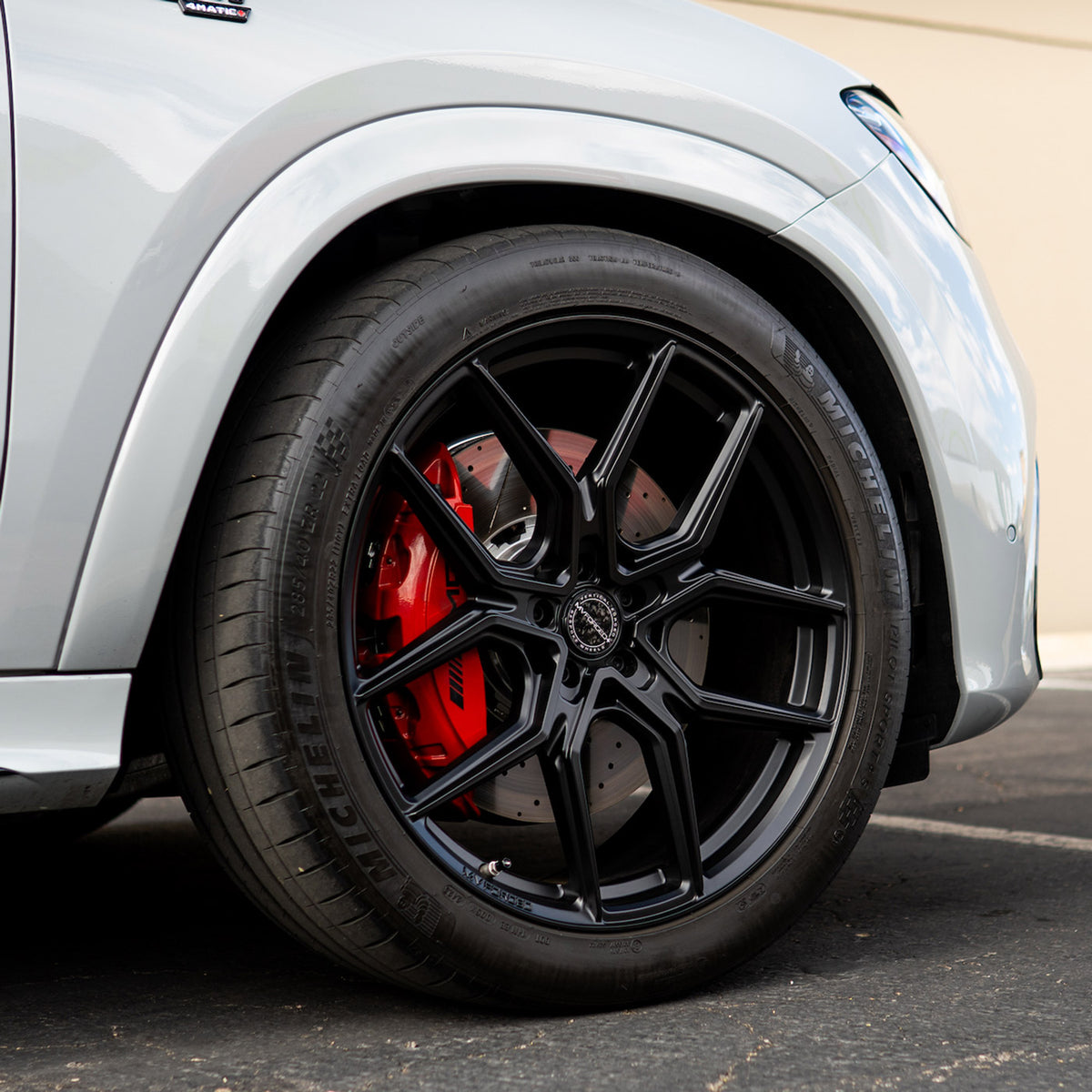 22" MV Forged MVF5 Black 22X10.5 Concave Wheels Rims Fits Mercedes-Benz X167 GLS