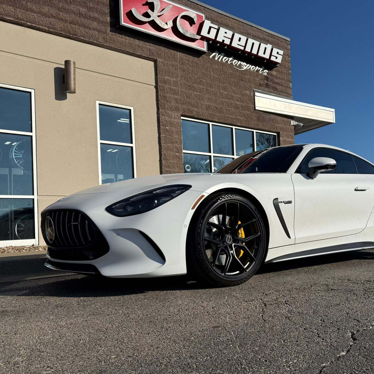20" MV Forged MVF5 Black 20X9 20X11 Concave Wheels Rims Fits Mercedes AMG GT