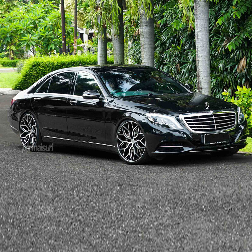 20" Vossen HF2 Black 20X9 20X11 1214 Concave Wheels Rims Fits Mercedes-Benz SL55