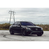 20" Forgiato Flow 001 Black Forged Concave Wheels Rims Fit Jaguar XJRS XJS