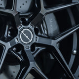22" Brixton Forged RF7 Black Concave Wheels Rims Fits BMW G12 740 750