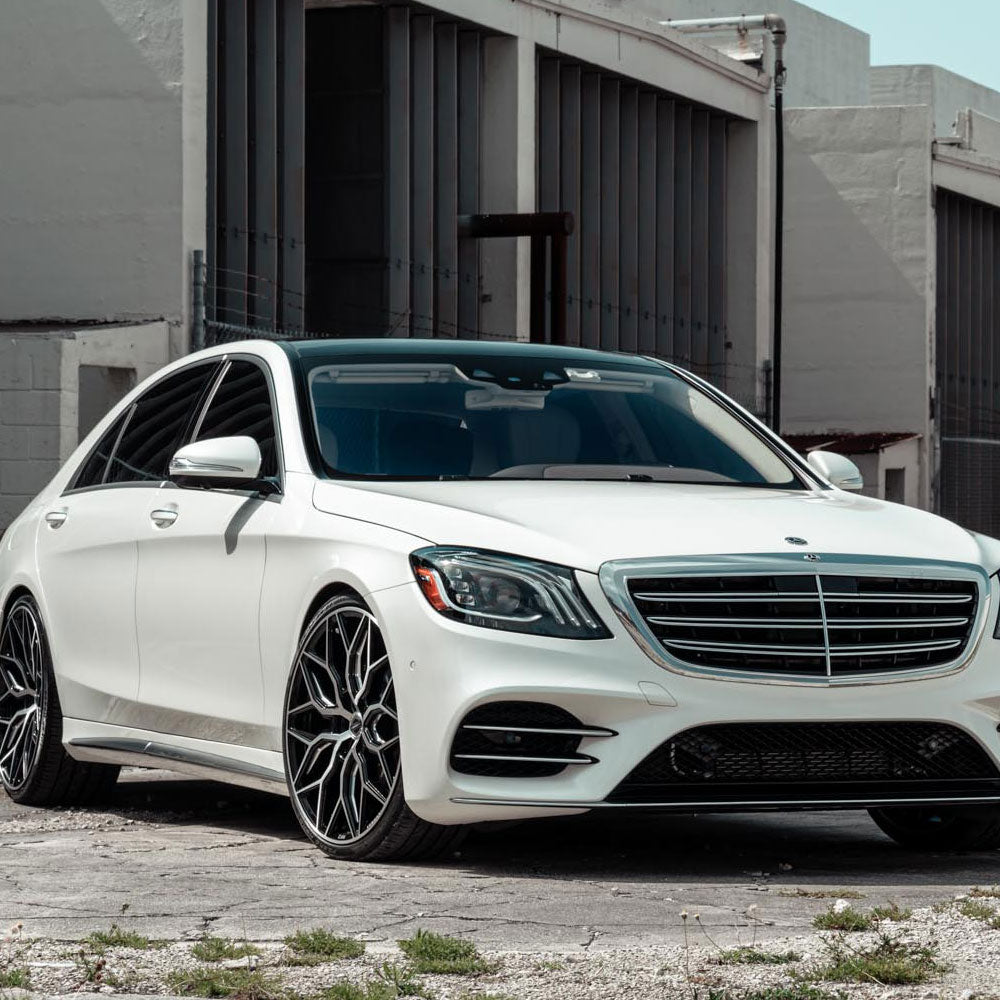 20" Vossen HF2 Black 20X9 20X11 1214 Concave Wheels Rims Fits Mercedes-Benz SL55
