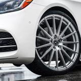 20" Avant Garde M615 Silver 20x8.5 20x10 Wheels Rims Fits Cadillac CTS V Coupe