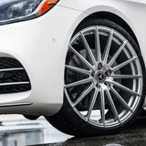 20" Avant Garde M615 Silver 20x8.5 20x10 Wheels Rims Fits Benz CL550 CL600 CL63