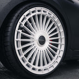 22" MV Forged MVF40 Silver 22X9 22X10.5 Wheels Rims Fits Mercedes W223 S Class