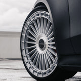 22" MV Forged MVF40 Silver 22X10.5 Concave Wheels Rims Fits Acura MDX