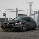 20" Vorsteiner V-FF 107 Concave Black Wheels Rims Fits Mercedes W205 C63 AMG