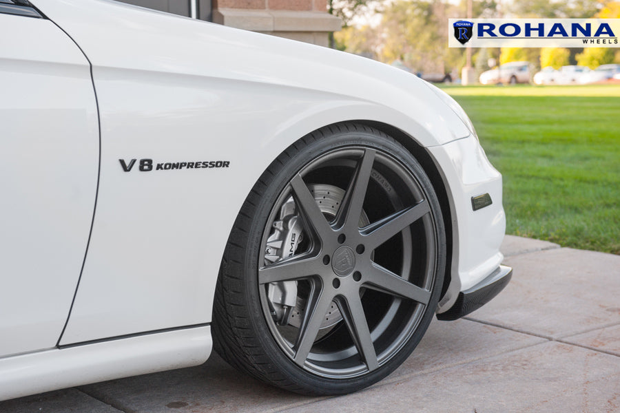 19" ROHANA RC7 GRAPHITE CONCAVE WHEELS RIMS FITS NISSAN ALTIMA