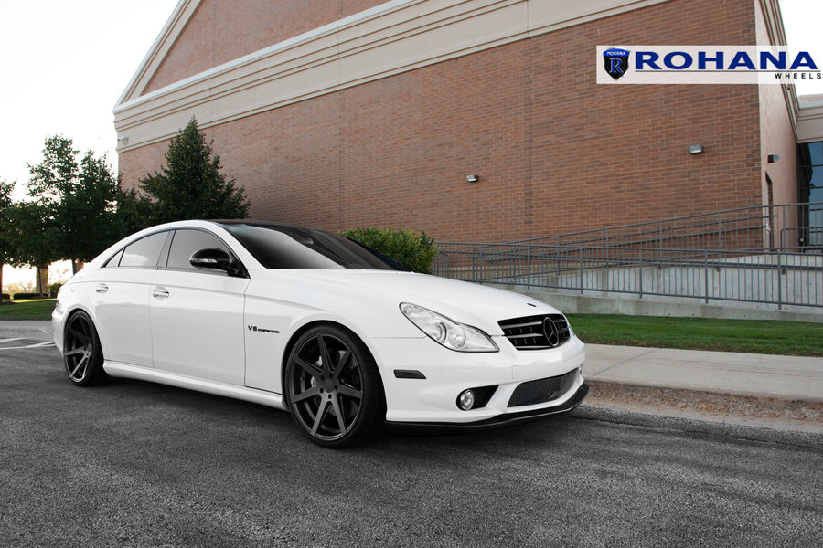 19" ROHANA RC7 GRAPHITE CONCAVE WHEELS RIMS FITS BENZ W211 E350 E500 E55 E63