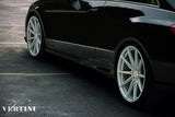 19" VERTINI RF1.1 SILVER FORGED CONCAVE WHEELS RIMS FITS INFINITI M37 M56