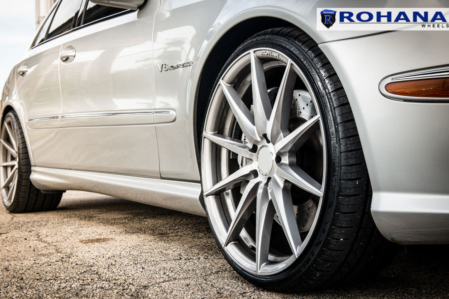 20" ROHANA RFX1 TITANIUM CONCAVE WHEELS RIMS FITS MERCEDES W215 CL500 CL55 CL65