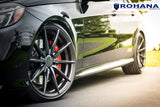 20" ROHANA RFX1 BLACK CONCAVE FORGED 20X10 20X12 WHEELS RIMS FITS NISSAN GTR
