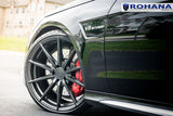 20" ROHANA RFX1 BLACK CONCAVE FORGED 20X10 20X12 WHEELS RIMS FITS NISSAN GTR