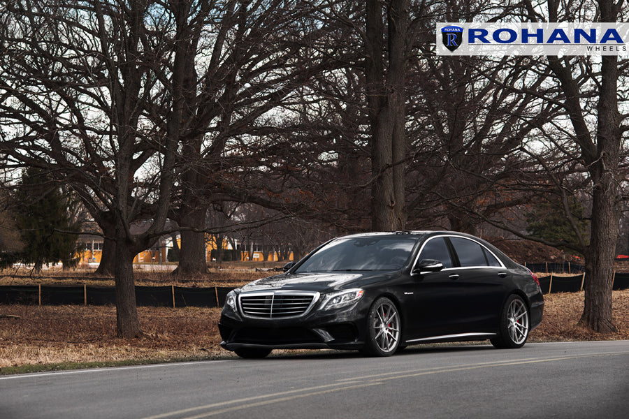 19" ROHANA RFX2 TITANIUM CONCAVE WHEELS RIMS FITS BENZ W211 E350 E500 E55 E63