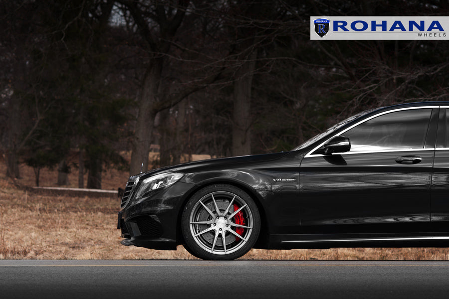 19" ROHANA RFX2 TITANIUM CONCAVE WHEELS RIMS FITS BENZ W211 E350 E500 E55 E63
