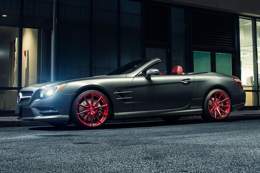 20" ROHANA RFX1 RED FORGED CONCAVE WHEELS RIMS FITS BENZ W218 CLS550 CLS63