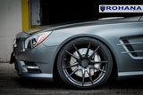 19" ROHANA RFX2 BLACK CONCAVE WHEELS RIMS FITS MERCEDES W205 C250 C300 C350