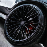 22" AL13 FR100 Black 22x9 22x10.5 Concave Wheels Fits Mercedes-Benz X253 GLC