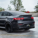 22" AL13 FR100 Black 22x9 22x10.5 Concave Wheels Fits Mercedes-Benz X253 GLC