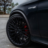 22" AL13 FR100 Black 22x9 22x10.5 Concave Wheels Fits Mercedes-Benz GLC X253
