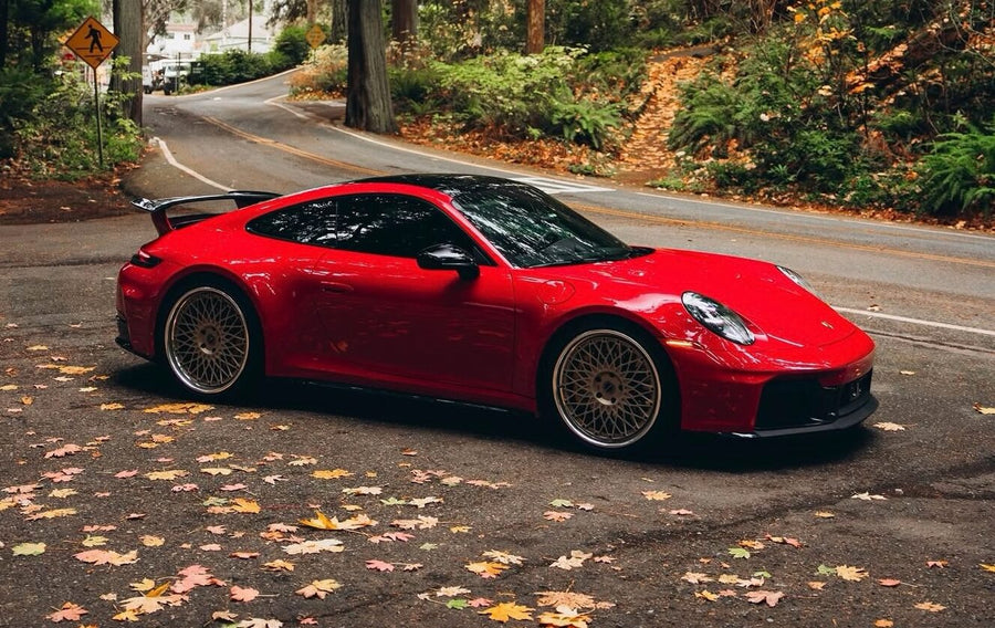 Porsche 911 992 GTS on MV Forged HS21 forged wheels