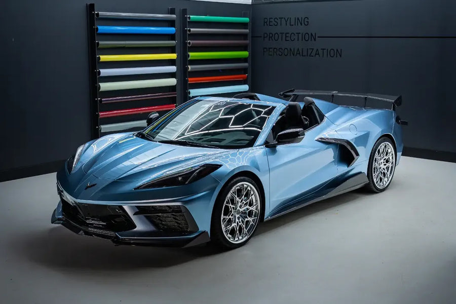 Chevrolet Corvette C8 on MV Forged LM-550 forged wheels