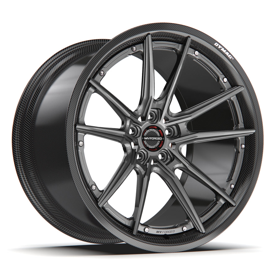 MV Forged MR-115 Carbon6 carbon fiber barrel forged wheel