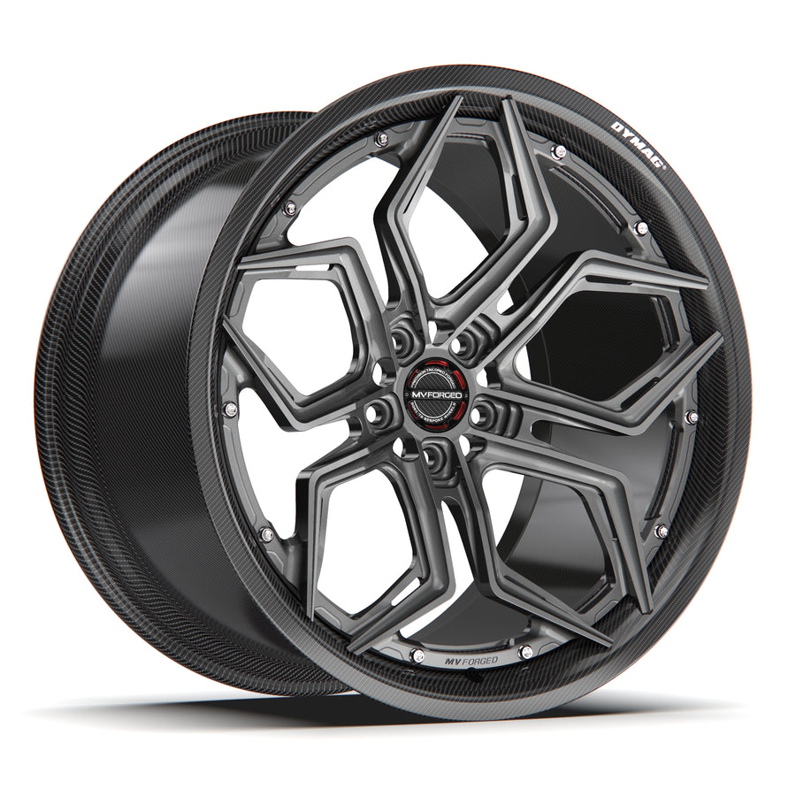 MV Forged MR-525 Carbon6 carbon fiber barrel forged wheel