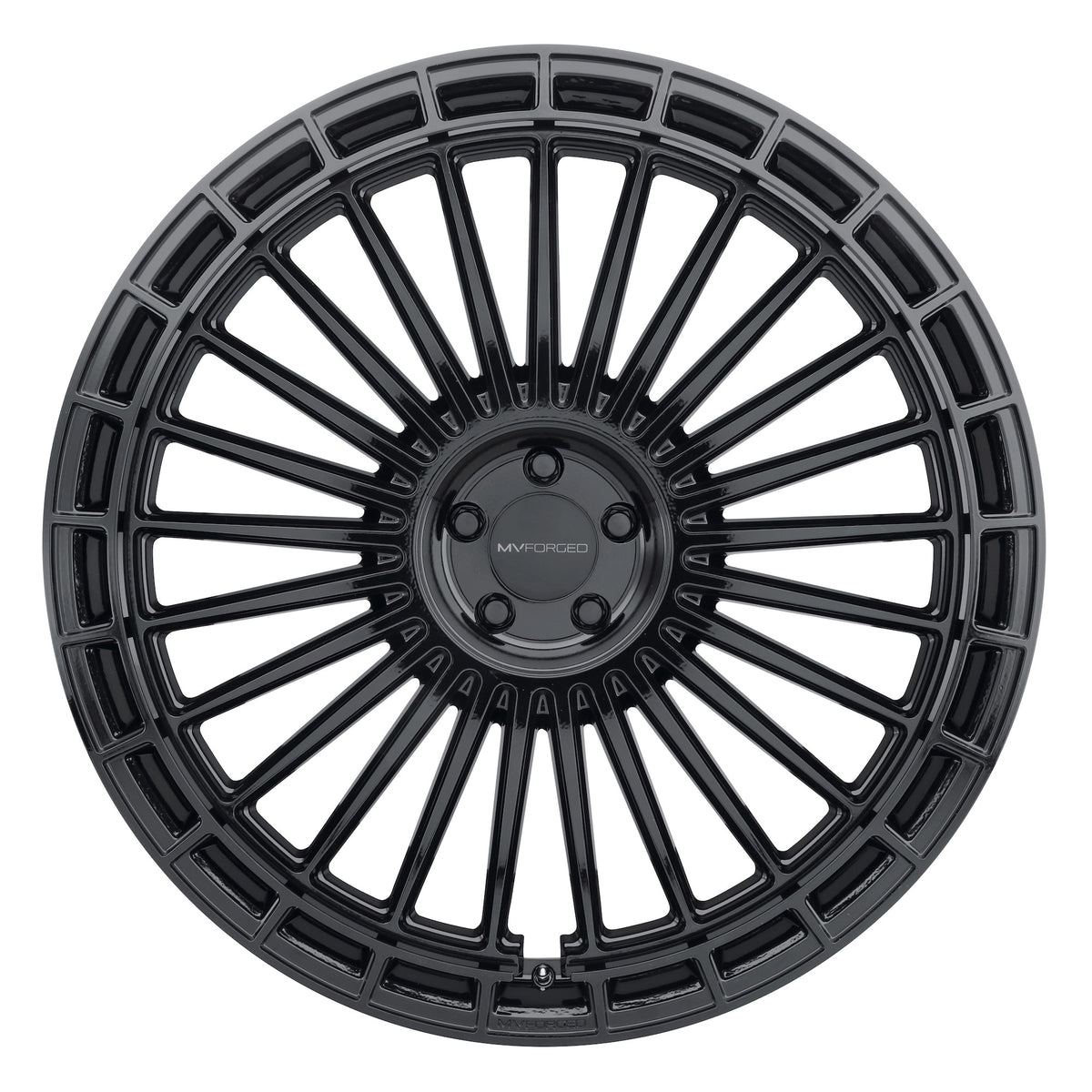 22" MV Forged MVF40 Black 22x9 22x10.5 Concave Wheels Rims Fits Tesla Model X