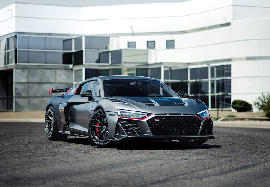 Audi R8 on MV Forged PS-100R forged wheels