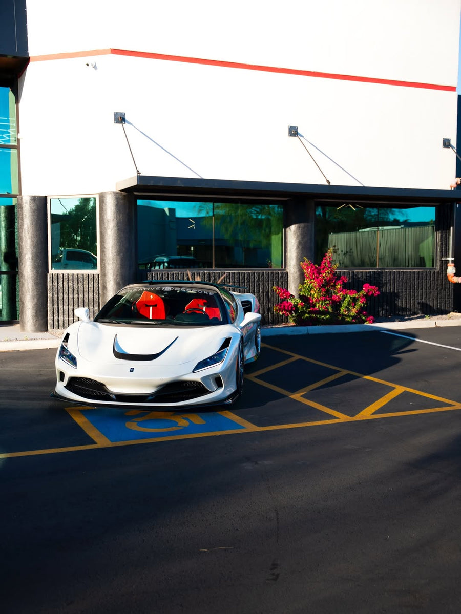 Ferrari F8 on MV Forged SL-100 Aero+ forged wheels