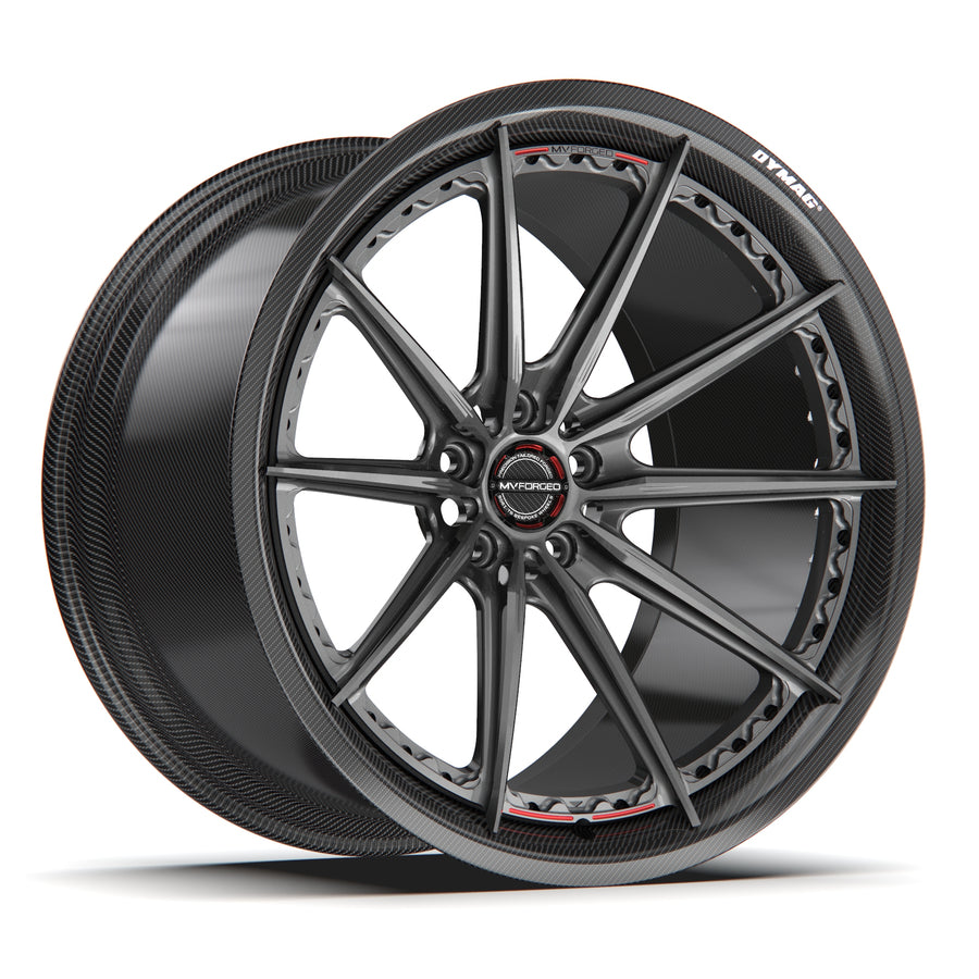 MV Forged SL-100 Carbon6 carbon fiber barrel forged wheel