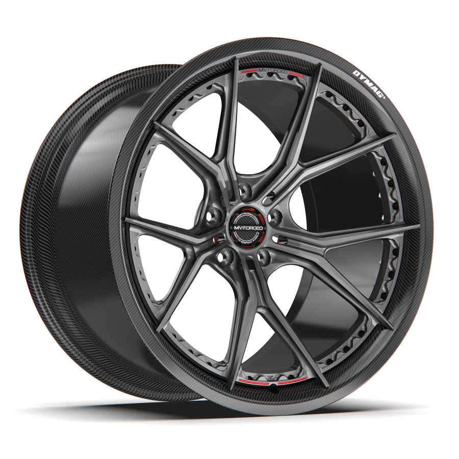 MV Forged SL-102 Carbon6 carbon fiber barrel forged wheel