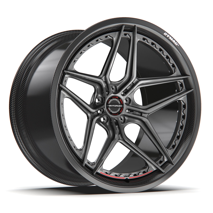 MV Forged SL-120 Carbon6 carbon fiber barrel forged wheel