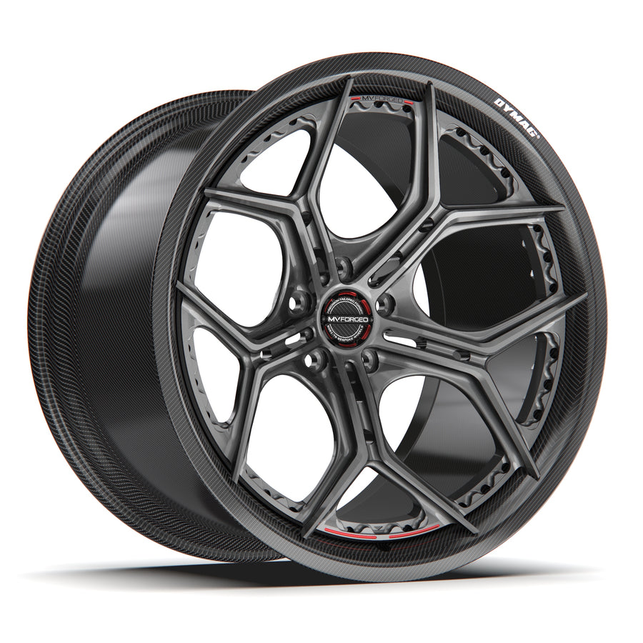 MV Forged SL-171 Carbon6 carbon fiber barrel forged wheel