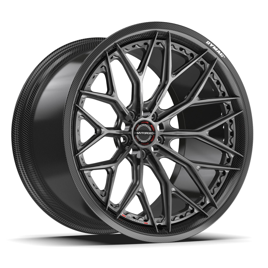 MV Forged SL-200 Carbon6 carbon fiber barrel forged wheel